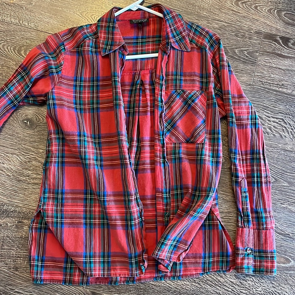 Top shop flannel size US 2 fits like Small